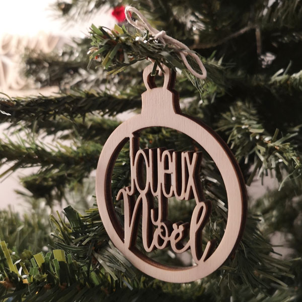 Decoration De Noel Noel Boule Joyeux Noel By Izii Inspirations Jolies