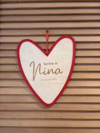 BAPTÊME_Livre d'Or Coeur à signer_Baptême de Nina_1