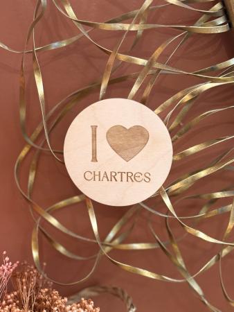 COLLECTION SOUVENIRS DE CHARTRES_Magnet_I love Chartres_1
