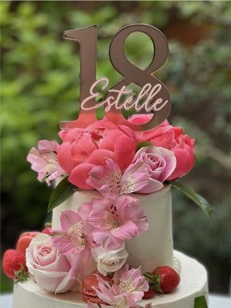 CAKE TOPPER_ANNIVERSAIRE_CHIFFRE + PRENOM_Estelle_1