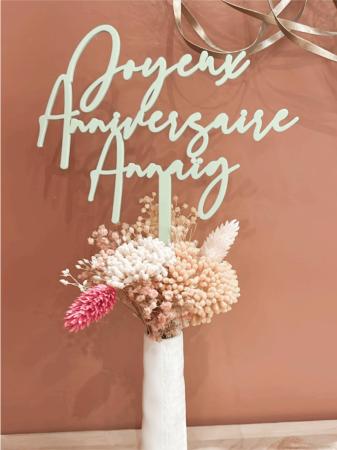 CAKE TOPPER_ANNIVERSAIRE_ETOILES_ANNAÏG