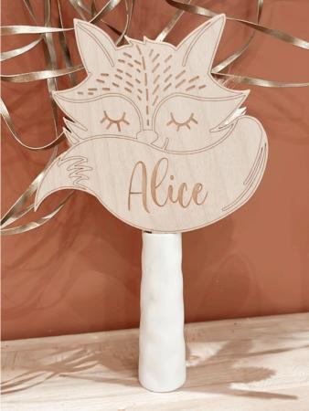CAKE TOPPER_ANNIVERSAIRE_RENARD_Alice