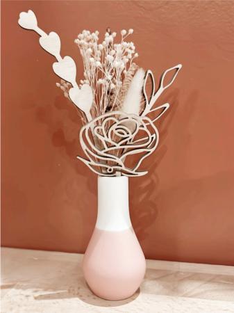 RÄDER_13614_VASE_LOT DE 4_ROSE_3