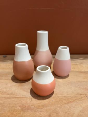 RÄDER_13614_VASE_LOT DE 4_ROSE_4