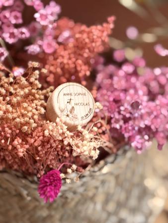 MARIAGE_COLLECTION CHAMPÊTRE 2025_MONSTERA_Marque place cadeau invité_Bouchon bouteille_1