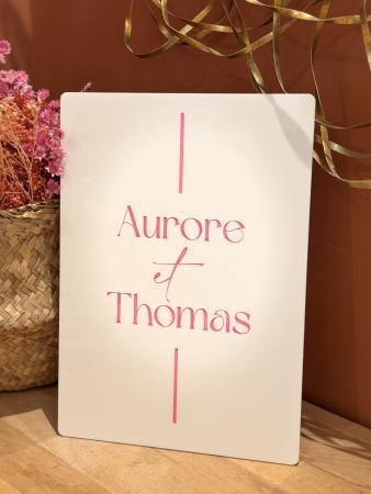 MARIAGE_COLLECTION COLORS 2025_Support de voeux plexi_1
