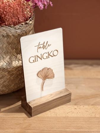 MARIAGE_COLLECTION GINKGO 2025_Nom de table bois_1