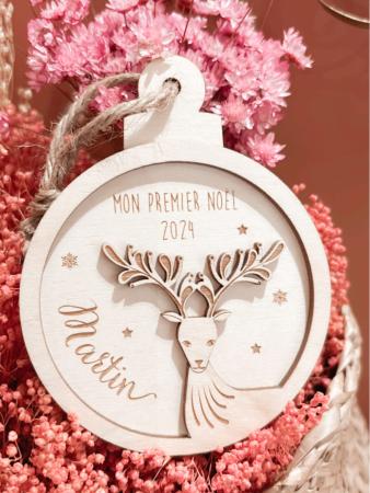 NOEL_BOULE_MON PREMIER NOEL BOIS_RENNE_1