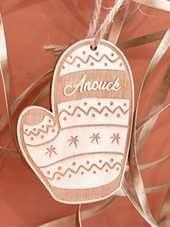 NOËL_DECO DE SAPIN BOIS_PERSONNALISE_Moufle_Anouck_2